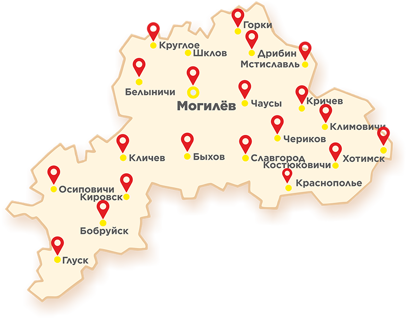 fillials map